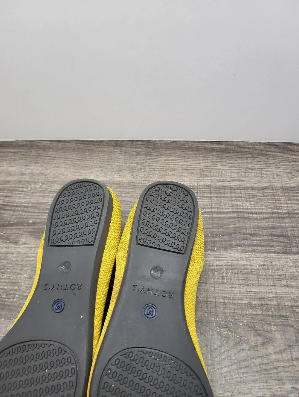 Rothy's The Point Flat Shoes Loafers Women's Size 6.5 Yellow